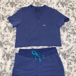 Limited edition Big Sky Figs scrub set Small